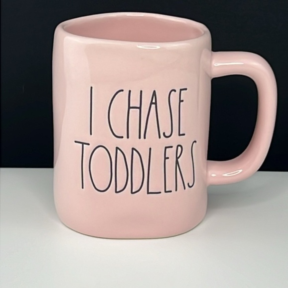 Rae Dunn - ‘I chase toddlers’ ceramic mug. NWT